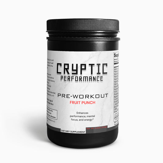 CRYPTIC Pre-Workout Powder (Fruit Punch)